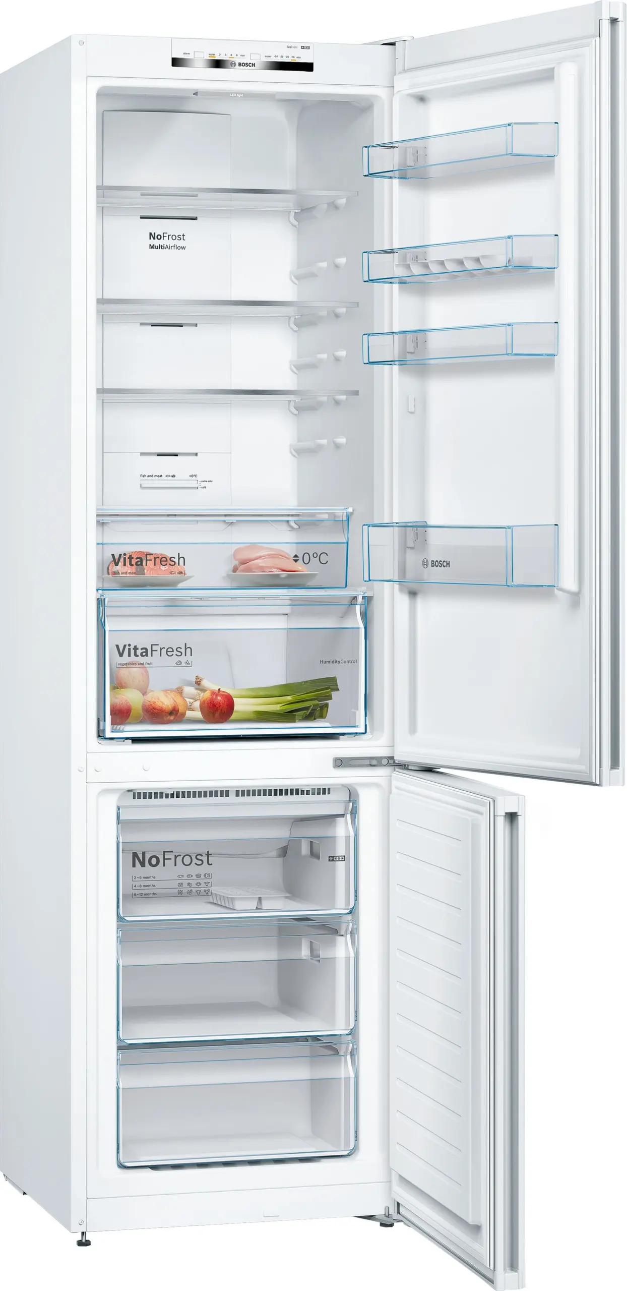 BOSCH KGN392WEBG Frost-free fridge freezer