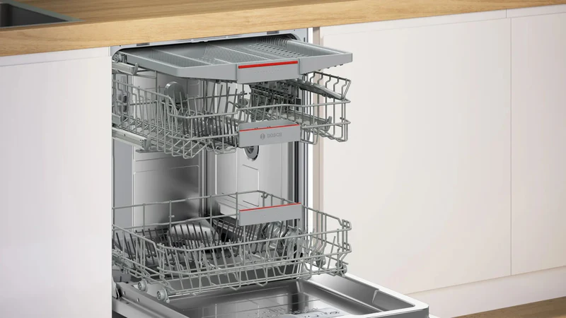 BOSCH SMV6ZCX10G Fully-integrated 14-place dishwasher