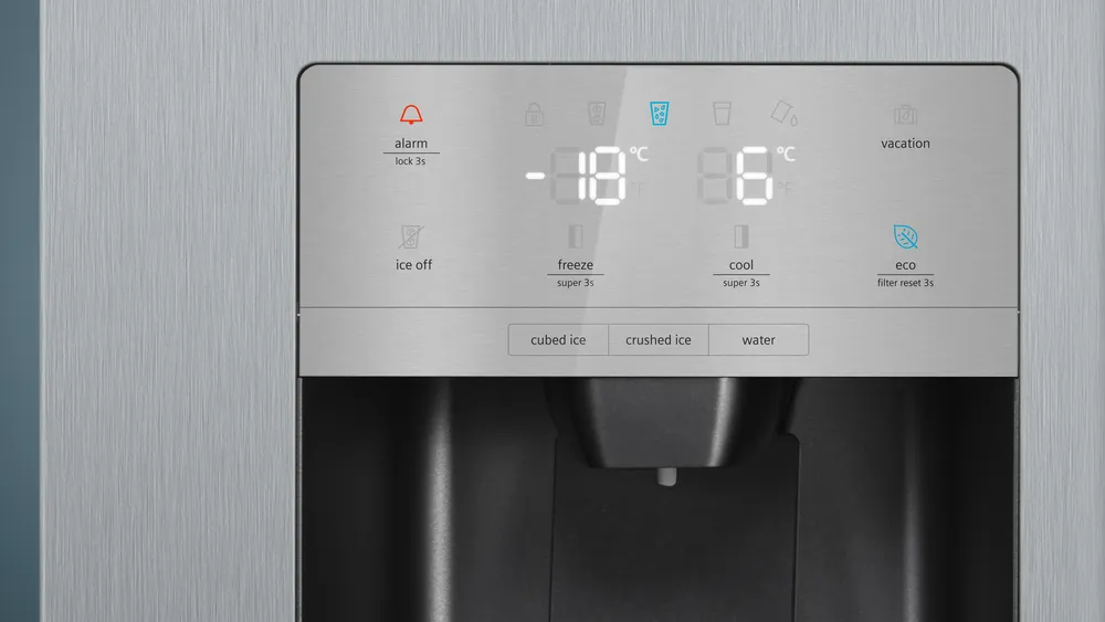 SIEMENS KA93GAIDP American-style fridge freezer