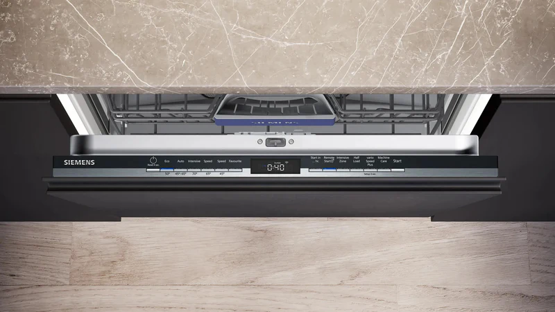 SIEMENS SN73HX10VG Fully-integrated 14-place dishwasher