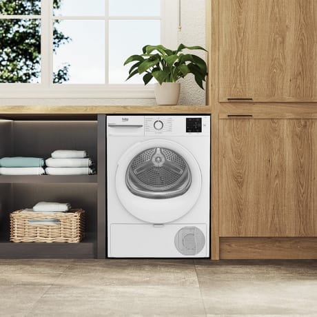 BEKO BMN3T3823W 8KG Heat-pump condenser tumble dryer