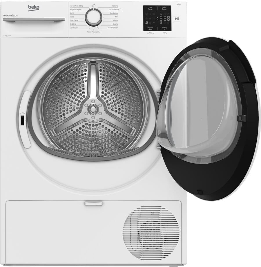 BEKO BMN3T3823W 8KG Heat-pump condenser tumble dryer
