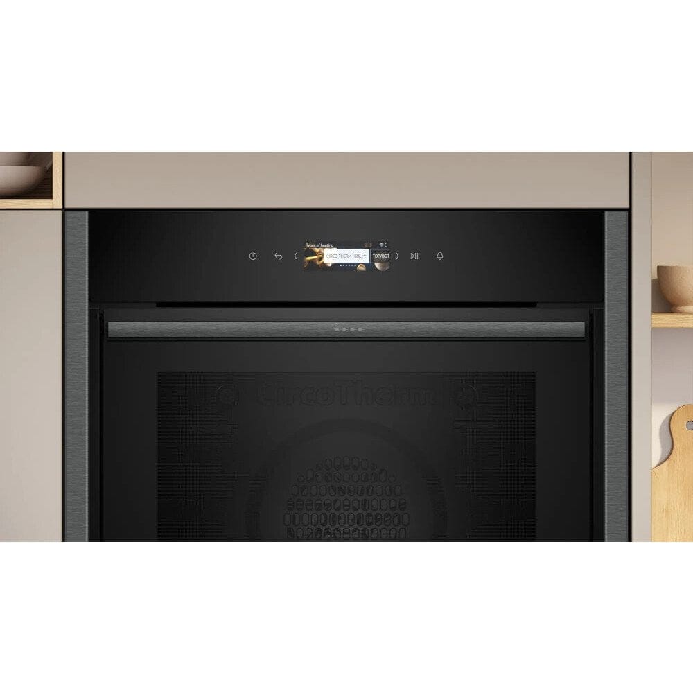 NEFF B54CR71G0B Built-in "Slide and Hide" pyrolytic single oven