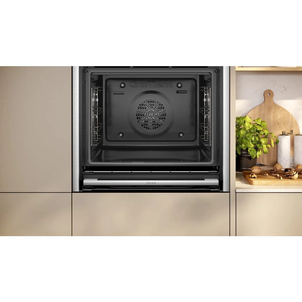 NEFF B54CR71N0B Built-in "Slide and Hide" pyrolytic single oven