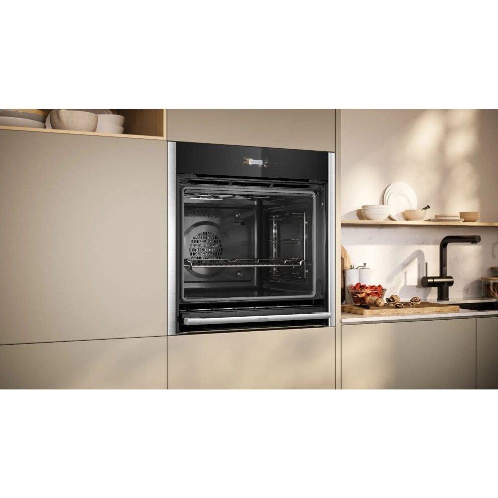NEFF B54CR71N0B Built-in "Slide and Hide" pyrolytic single oven
