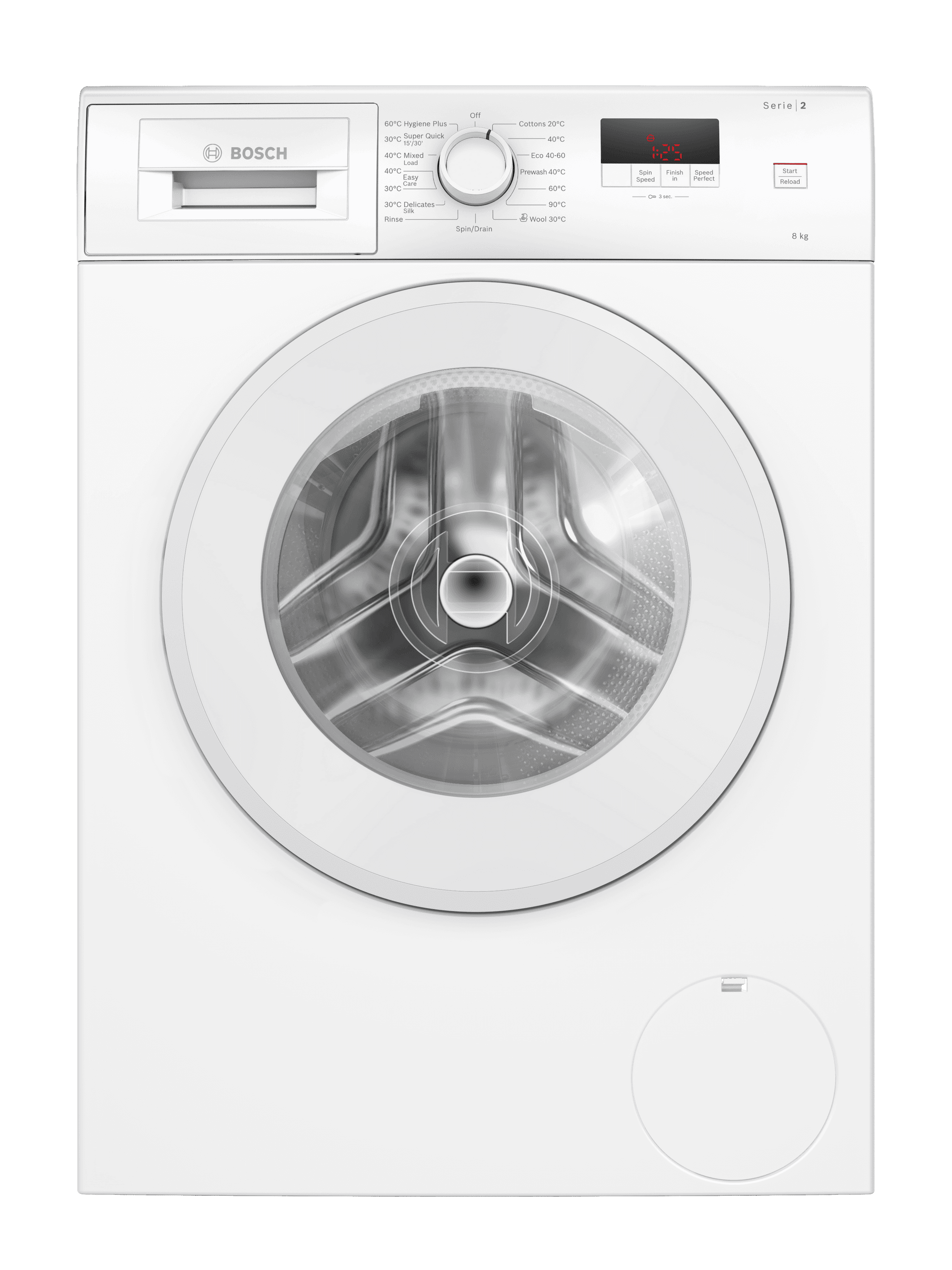 BOSCH WGE03408GB 8KG 1400 Spin washing machine