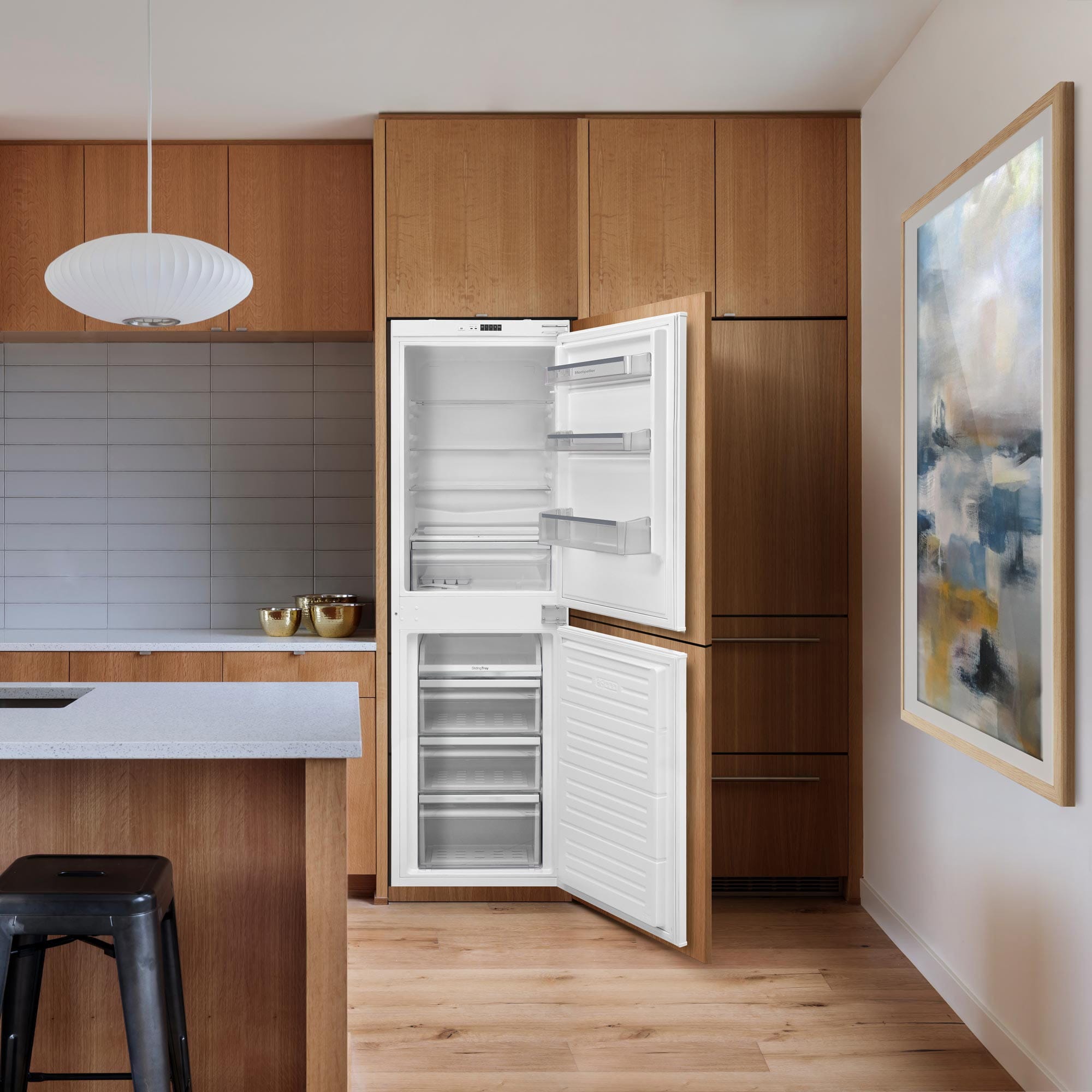 MONTPELLIER MIFF505LF Built-in 50:50 fridge freezer