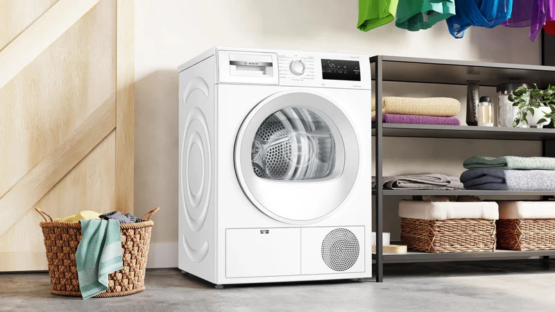 BOSCH WTH85225GB 8KG Heat-pump condenser tumble dryer