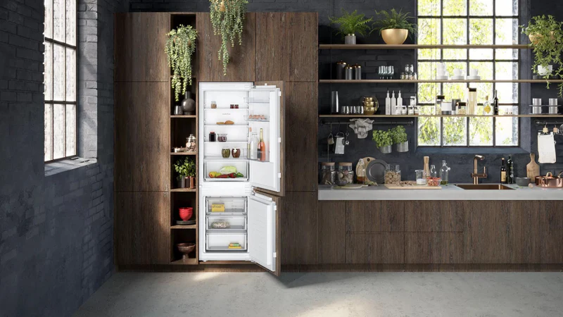 NEFF KI7861FE0G Built-in 60:40 frost-free fridge freezer