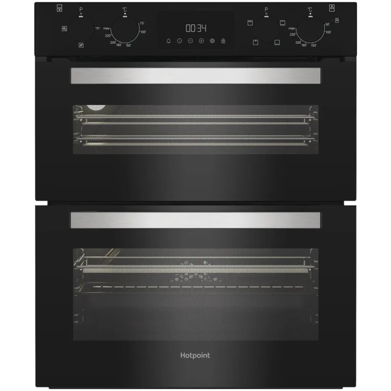 HOTPOINT DUH10DB Built-under double oven