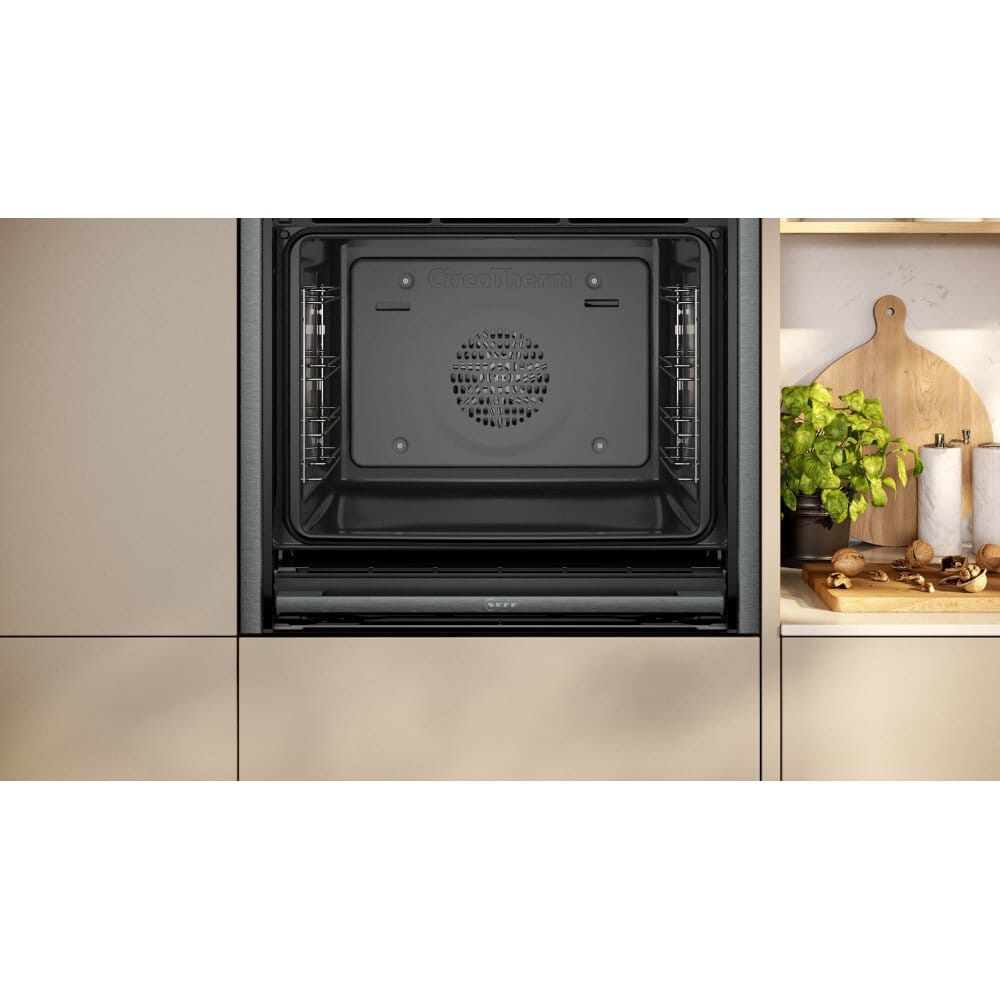 NEFF B54CR31G0B Built-in "Slide and Hide" single oven