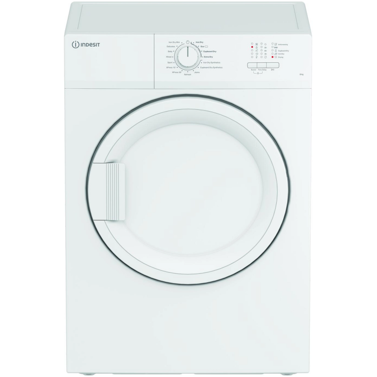 INDESIT CYDA81WWGLUK 8KG Vented tumble dryer