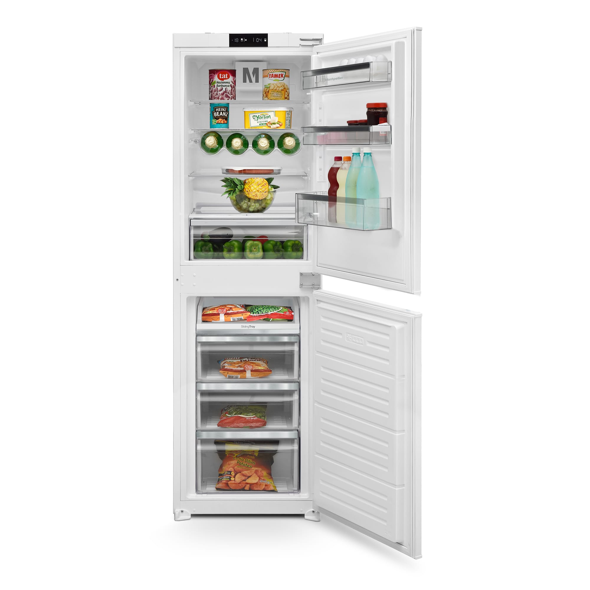 MONTPELLIER MIFF550FF Built-in 50:50 frost-free fridge freezer