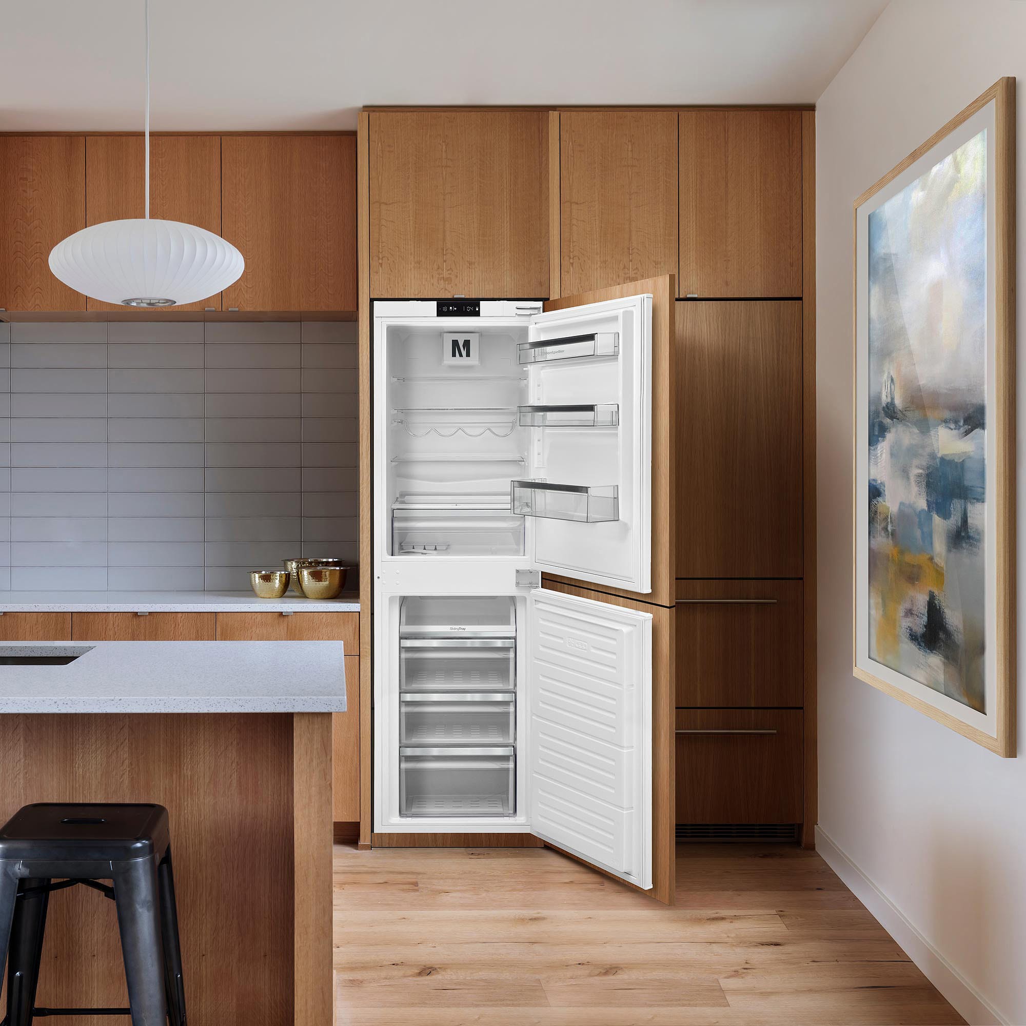 MONTPELLIER MIFF550FF Built-in 50:50 frost-free fridge freezer