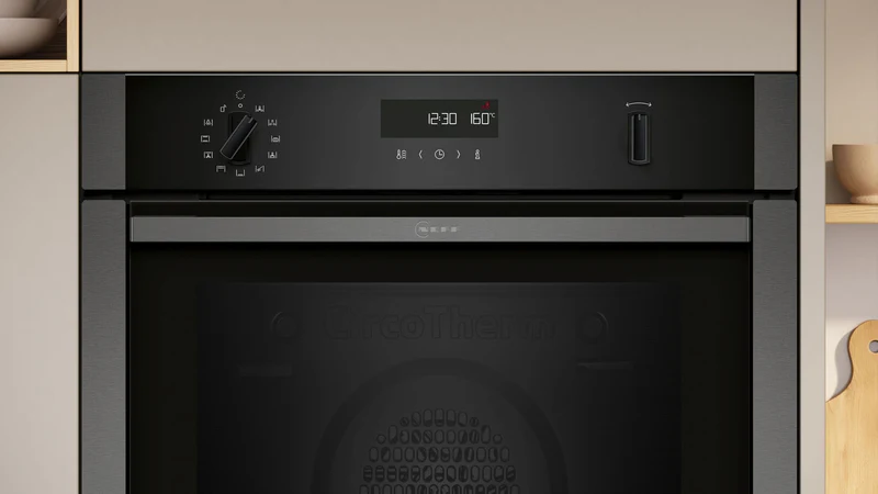 NEFF B6ACH7AG7B Built-in "Slide and Hide" pyrolytic single oven