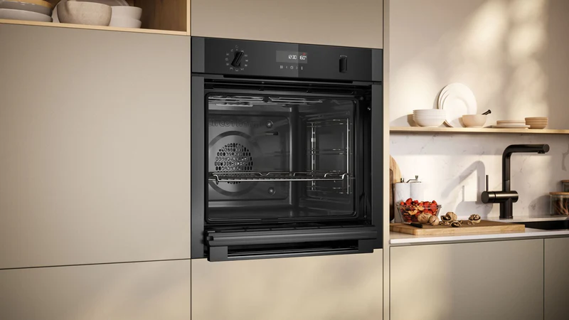 NEFF B6ACH7AG7B Built-in "Slide and Hide" pyrolytic single oven