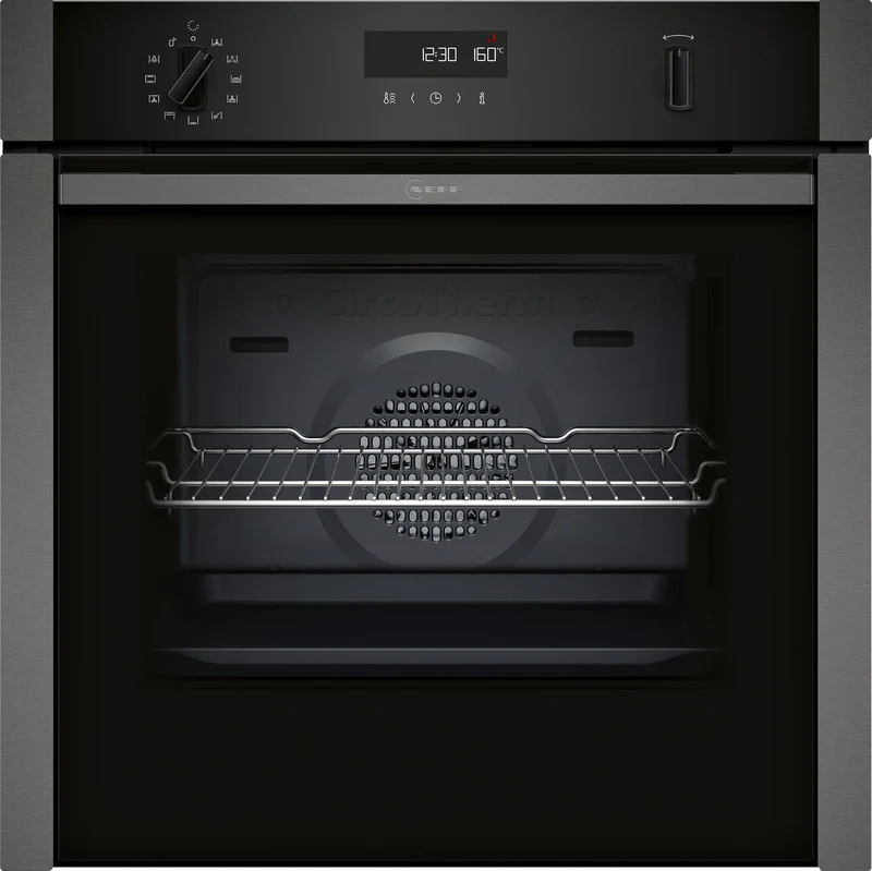 NEFF B6ACH7AG7B Built-in “Slide and Hide” pyrolytic single oven