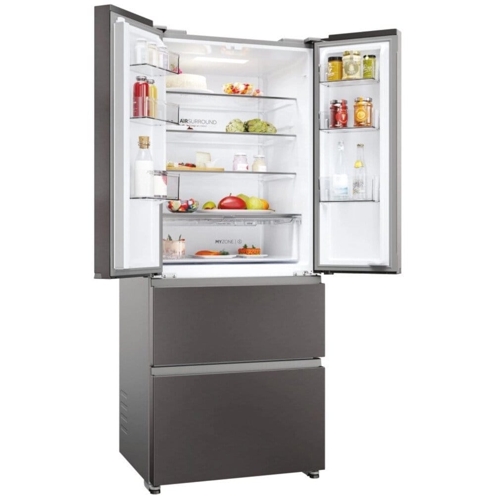 HAIER HFR3718ENMD American-style fridge freezer