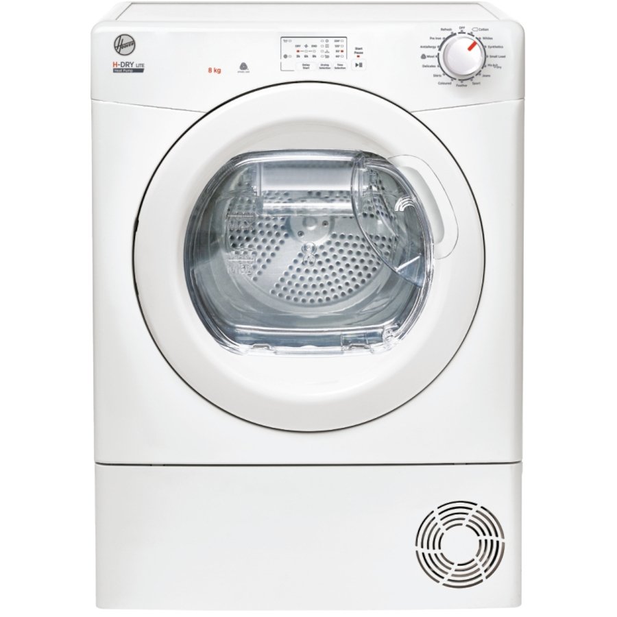 HOOVER HLEH8A1LE 8KG Heat-pump condenser tumble dryer