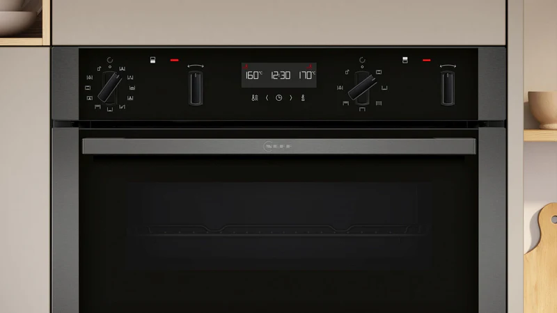 NEFF U2ACH7AG7B Built-in pyrolytic double oven