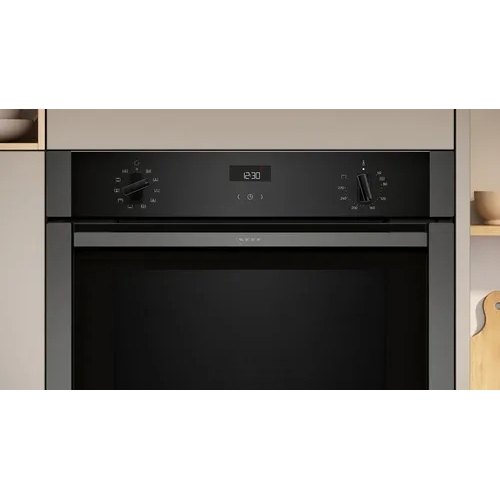 NEFF B3ACE4AG3B Built-in "Slide and Hide" single oven