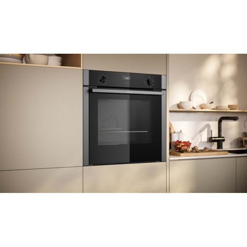 NEFF B3ACE4AN3B Built-in "Slide and Hide" single oven