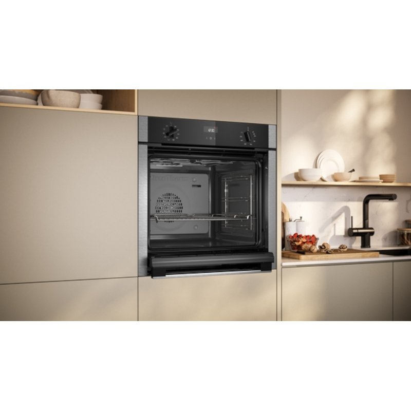 NEFF B3ACE4AN3B Built-in "Slide and Hide" single oven