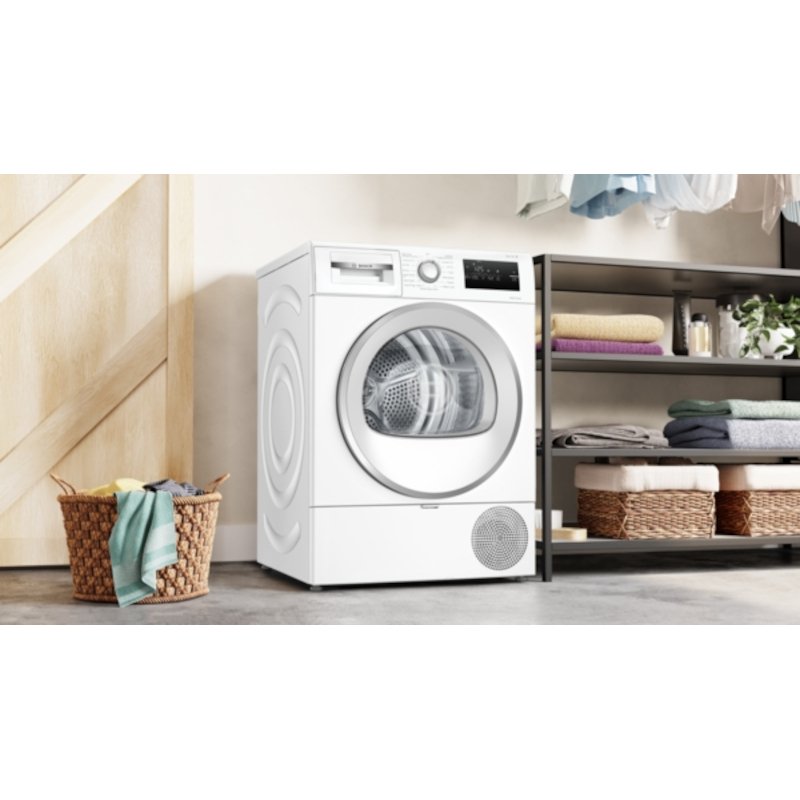 BOSCH WTH85226GB 8KG Heat-pump condenser tumble dryer