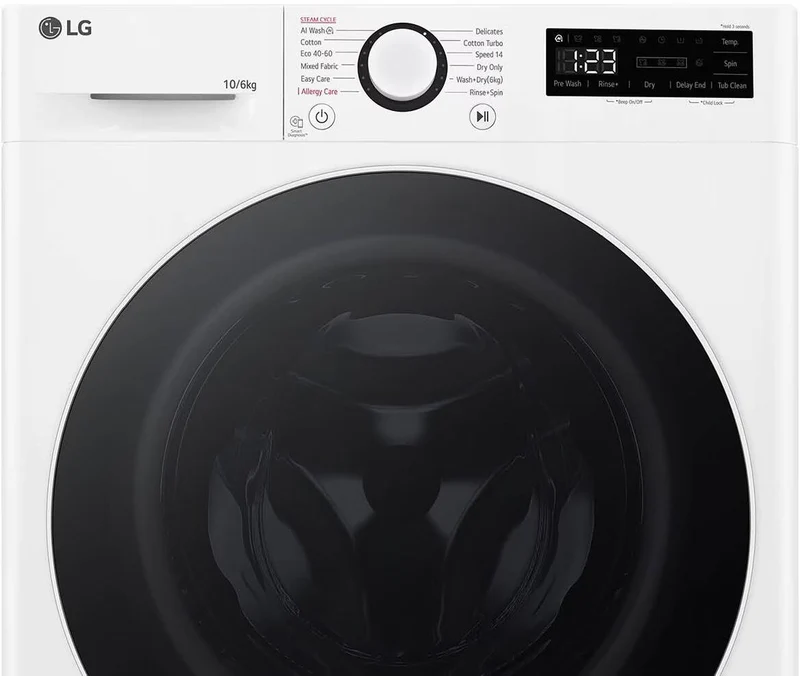 LG FWY606WWLN1 10/6KG 1400 Spin washer-dryer