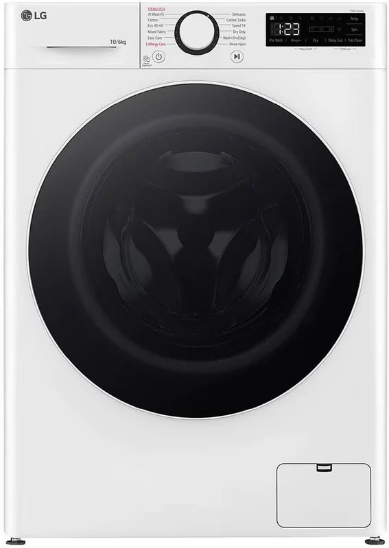 LG FWY606WWLN1 10/6KG 1400 Spin washer-dryer