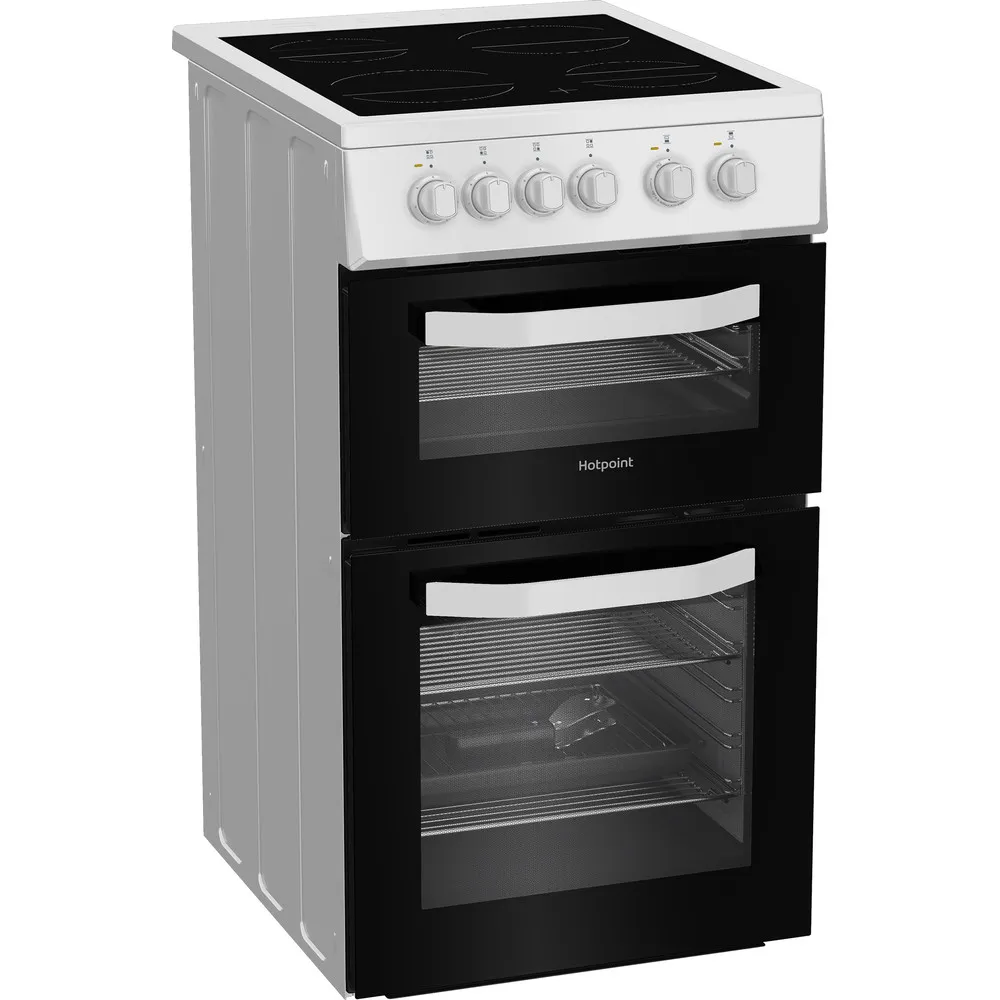 HOTPOINT HTE5VCW Electric cooker