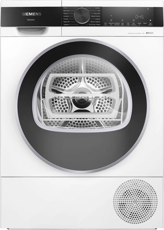SIEMENS WQ45G203GB 9KG Heat-pump condenser tumble dryer