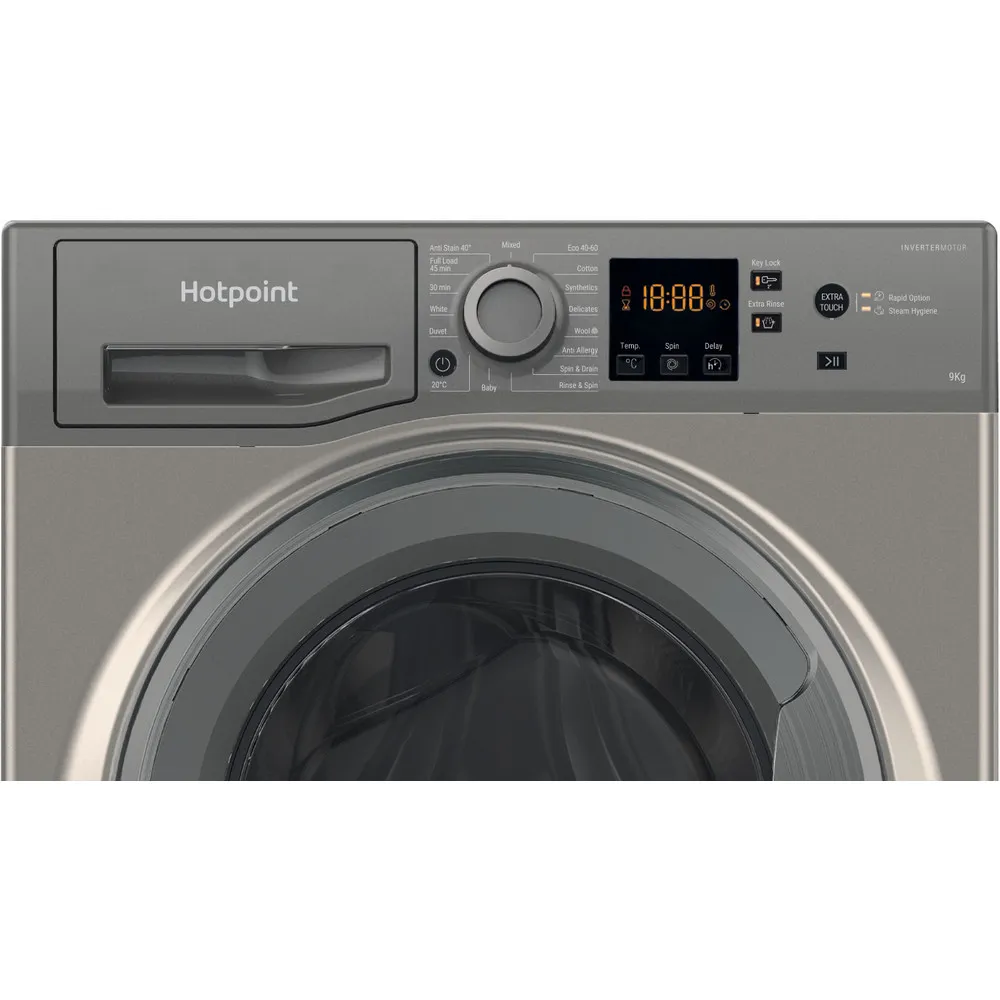 HOTPOINT NSWF946GGUK 9KG 1400 Spin washing machine - Image 4