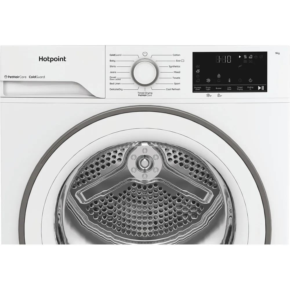HOTPOINT CHD93MWWUK 9KG Heat-pump condenser tumble dryer - Image 4