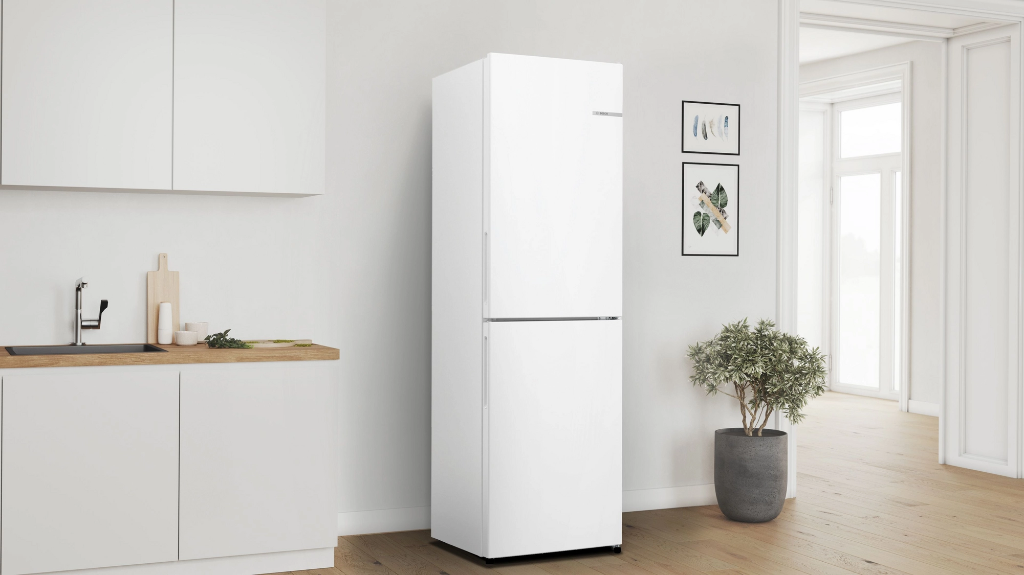 Bosch KGN27NWEAG Frost-free Freestanding Fridge Freezer - Image 5