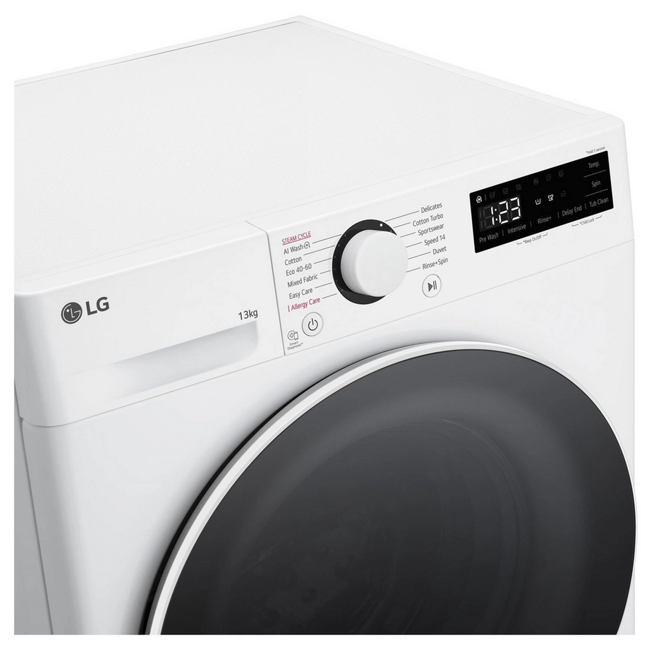 LG F4Y513WWLN1 13KG 1400 Spin washing machine - Image 3
