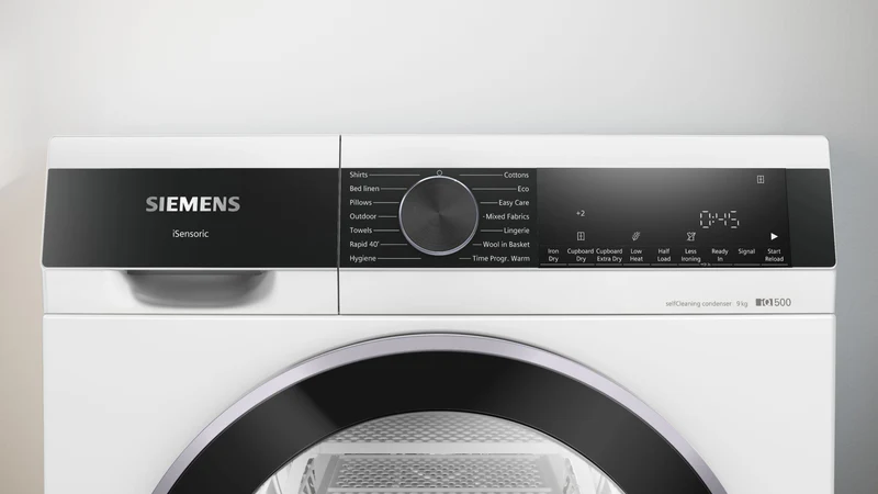 SIEMENS WQ45G203GB 9KG Heat-pump condenser tumble dryer - Image 2